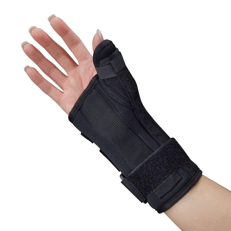 Black Foam Wrist And Thumb Splint