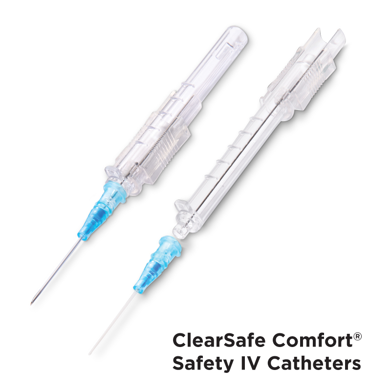 ClearSafe Comfort Safety IV Catheters