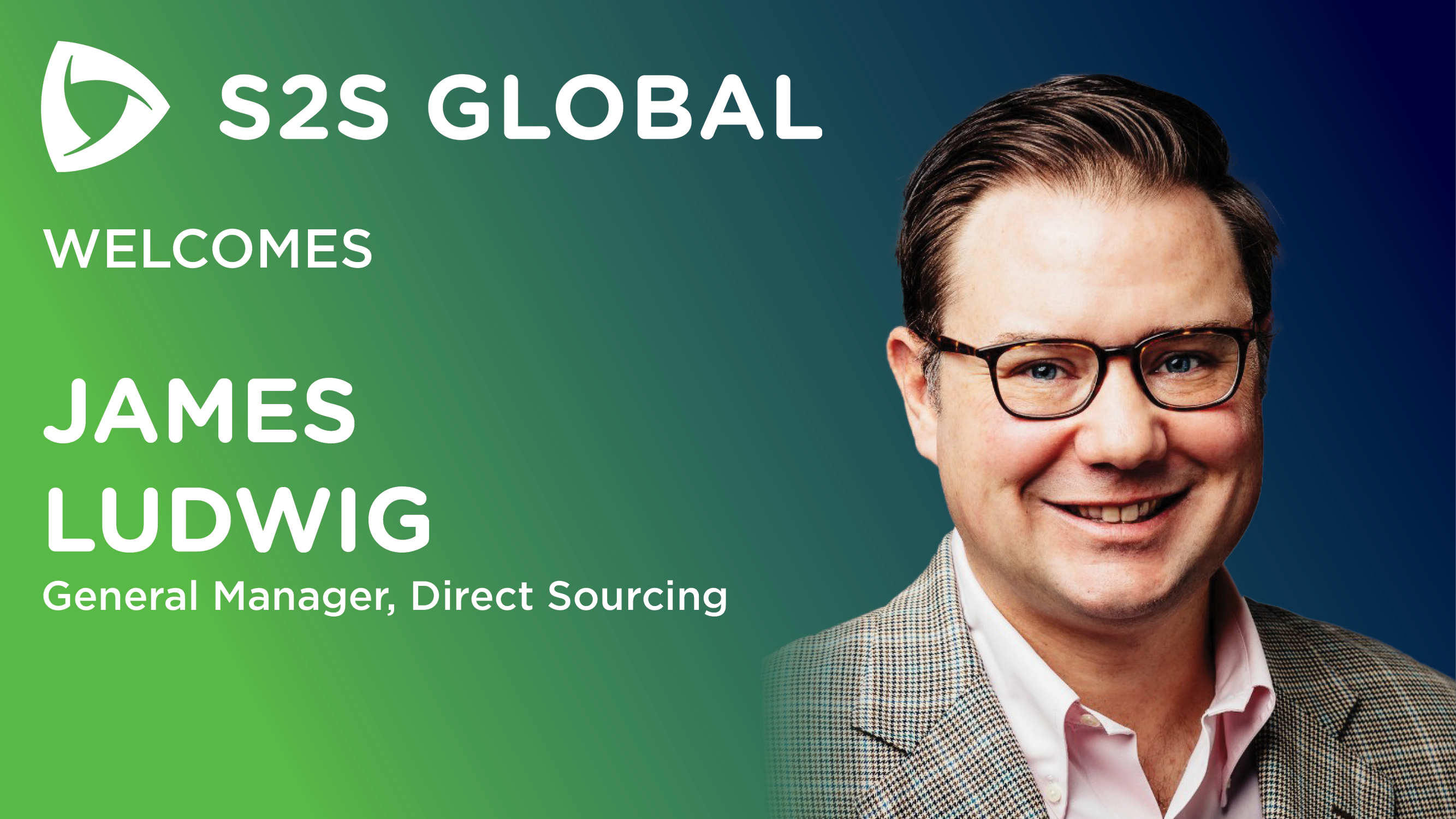 New S2S Global General Manager, James Ludwig